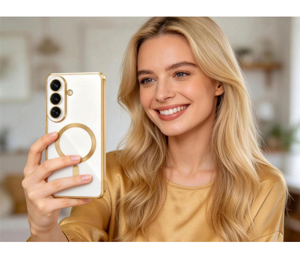 Tech-Protect Magflex Magsafe Galaxy S26 Shiny Gold - 1500257 - zdjęcie 4
